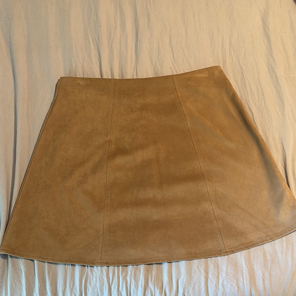 Faux Suede Skirt - Picture 2 of 3